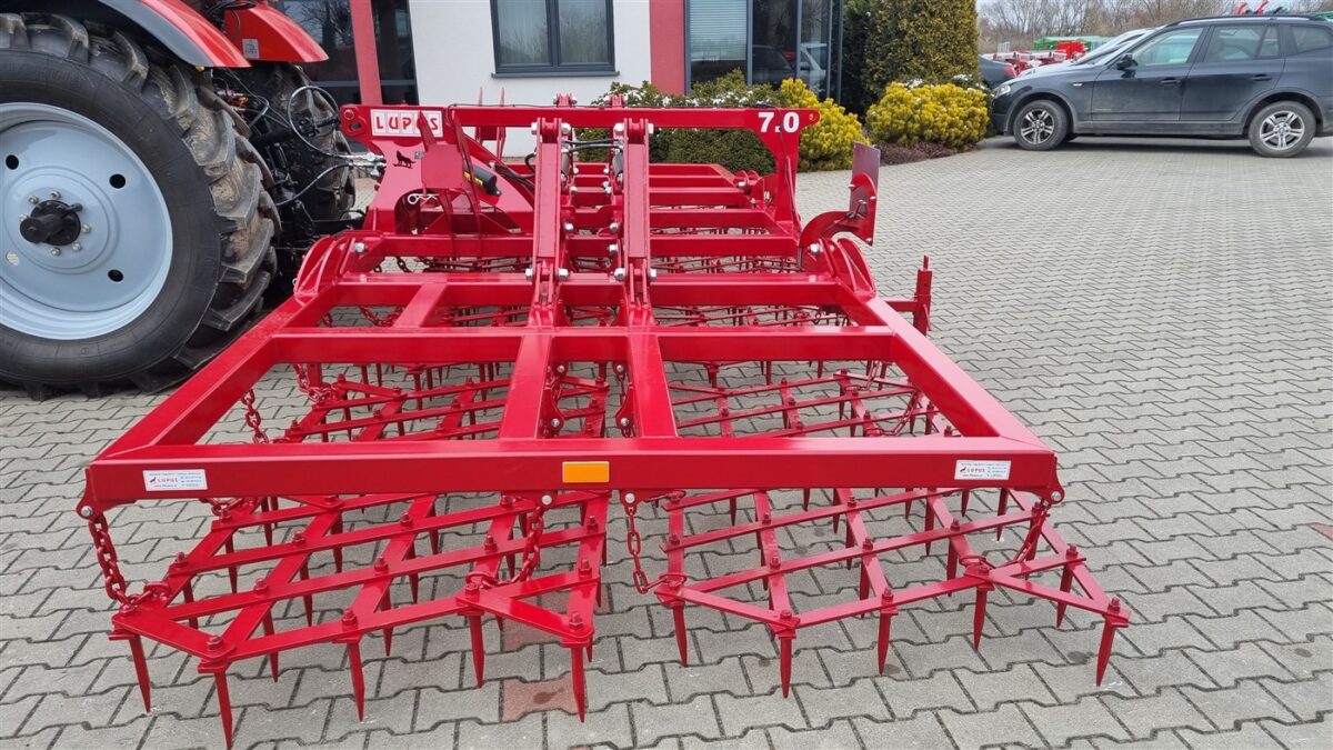 Brony zębowe podwójne zawieszane