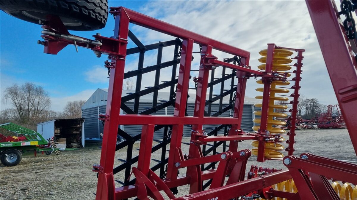 Brony zębowe podwójne zawieszane