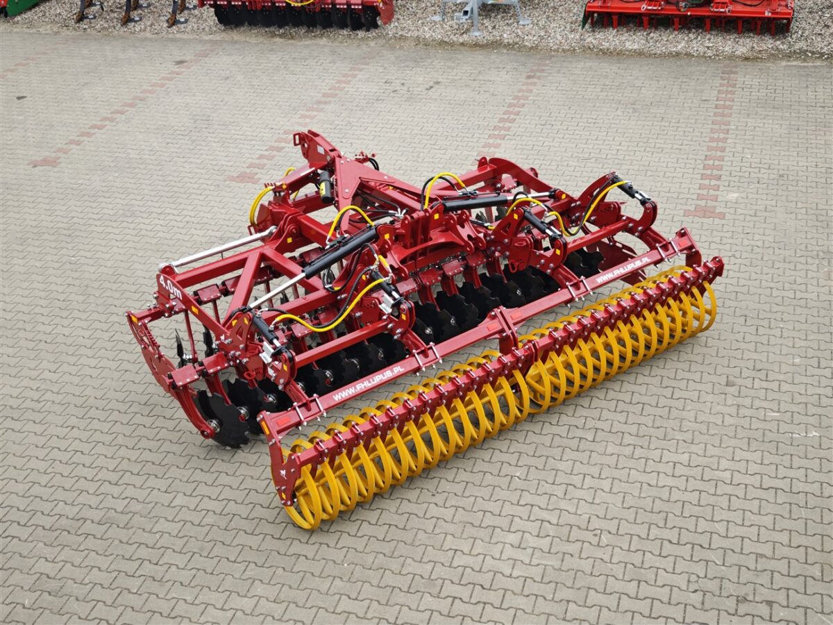 brona talerzowa hydraulicznie składana